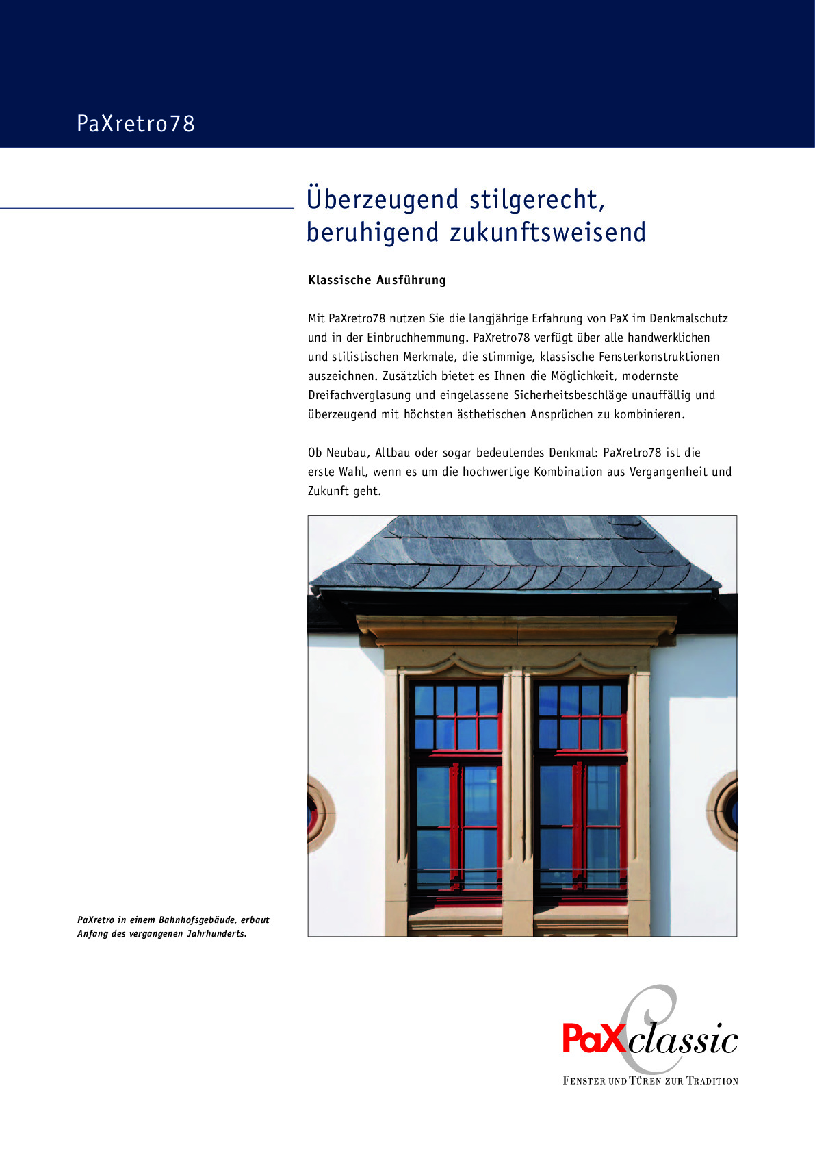 Vorschaubild von Dokument: paxclassic_retro78_produktbroschuere_2012.pdf